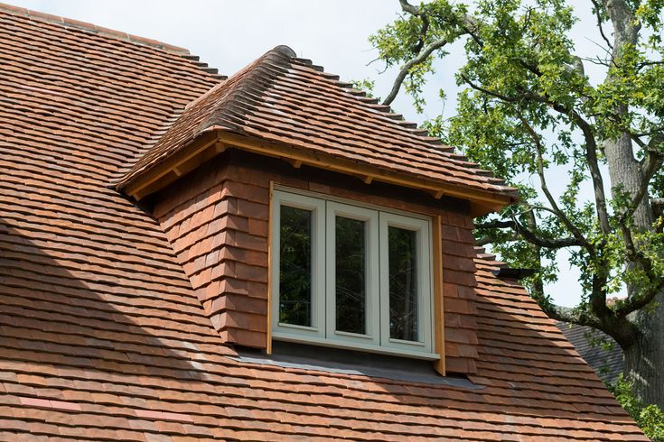 Finished tiled roof and dormer detail